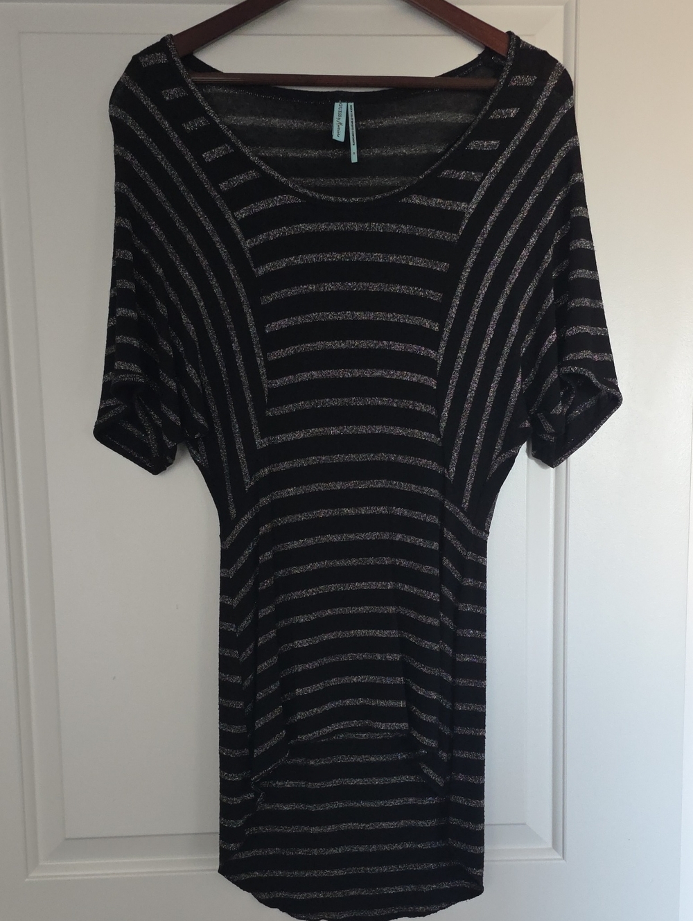 Guess by Marciano Metallic Striped Top